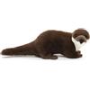 Uni Toys Uni-Toys - Eco-Line - Lontra, in piedi - Materiale riciclato al 100% - 32 cm (lunghezza) - Lontra in peluche - Peluche, animale di peluche - Lontra, in piedi (Eco-line) - 32 cm