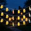 GGXDH Catena luminosa a forma di boccale di birra, 3 m, 20 LED, funzionamento a batteria, 2 modalità di illuminazione, per interni ed esterni
