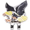 Sxhlseller Fermo da in Acciaio Inossidabile con Segnaposto Magnetico, | Clip magnetica per cappello da , clip per berretto leggera con pennarello staccabile per golfisti