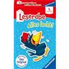 Ravensburger 23496 - Punteggio di lettura - Everything ride - gioco di carte per imparare a leggere divertendosi - 1a elementare, per bambini dai 6 anni in su
