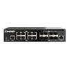 QNAP QSW-M3216R-8S8T switch di rete Gestito L2/L3 10G Ethernet (100/1000/10000) 1U Nero [QSW-M3216R-8S8T]