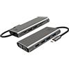 Itek Hubusb Itek multiporta professionale 11 porte Grigio Argento [ITHUC2HDVR4UCRPD]