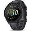Garmin Forerunner 165 3,05 cm (1.2") AMOLED Digitale 390 x 390 Pixel Touch screen Nero GPS (satellitare)