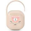 SUAVINEX l Porta ciuccio WILD & FREE - rosa
