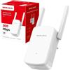 MERCUSYS ME12 Ripetitore Wi Fi Potente per Casa 2 Antenne Esterne N300Mbps WPA3
