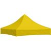 hliofuir Tetto di ricambio per gazebo pieghevole, 2 x 2 m, colore giallo, 270 g/m²
