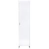 Negrari, Mobile colonna portascope in Resina PVC, Resistente all'umidità, Ripiano d'appoggio interno, Adatto per interni ed esterni, L45 x P50 x H182 cm, bianco.
