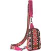 Wrangler - Wrangler Aztec Sling Bag, Borsa a tracolla Unisex - Adulto