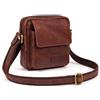 ROYALZ Borsello Tracolla vera Pelle per Uomo Borsa Piccola vero Cuoio Stile Vintage di Qualità Massaner Elegante Mini