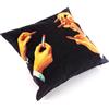 Seletti Black Lipstick Cuscino piuma Seletti