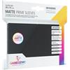 GAMEGENIC - Matte Prime Sleeves Black Pack (100) Accessori Carte