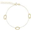 Gioielleria Lucchese Oro Bracciale Donna Oro Giallo 18 kt GL102584