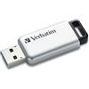 VERBATIM Chiavetta USB Store 'n' Go Secure Pro I USB 3.2 Gen 1 I 16GB I Memory stick con protezione tramite password I Chiavetta USB 3 con crittografia I Memoria esterna per laptop notebook ecc. I argento