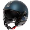 MOMO Design Momodesign-FGTR EVO E2206 | Casco Demi Jet Unisex da Moto Urbano con Visierino Solare