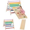 AIYAPLAY Gioco da Arrampicata 3 in 1 per Bambini 18-48 Mesi, Color Legno