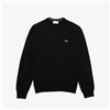 Lacoste Pullover da Uomo con Collo Rotondo Organico Nero-031 da Uomo
