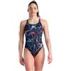 Arena Costume Pro Back Blue da Donna