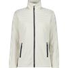 CMP Giacca ibrida Knit-Tech Bianco Gesso da Donna