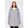 Brekka Parka in Tessuto Softshell da Donna Grigio