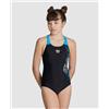 Arena Costume Vortex Black/Turquoise da Bambina
