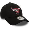 New Era Cappellino 940 Chicago Bulls NBA Infill Nero