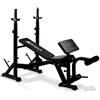 JK Fitness JK6070 Panca Regolabile con Porta Bilanciere Professionale