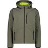 CMP Giacca in Softshell con maniche staccabili Verde da Uomo