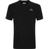 Kappa T-Shirt Korpo Cafers Slim Black da Uomo