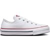 Converse Chuck Taylor All Star Eva Lift Platform OX White da Ragazzi