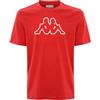 Kappa T-Shirt Logo Cromen Rossa
