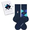 Burlington Calza Everyday X-Mas Confezione Regalo 2 Paia Blu