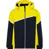 CMP Giacca Sci in Twill Blu Scuro/Giallo da Bambino