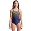 Arena Costume Kikko V Navy/Soft Green da Bambina