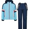 CMP Completo Sci in Twill Topazio da Bambina