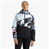Dare2b Giacca Sci Ice Lichen Green Abstract da Donna