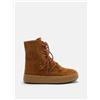 Moon Boot LTrack in Pelle Scamosciata Cognac