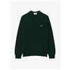 Lacoste Pullover girocollo in misto lana Verde-YZP da Uomo