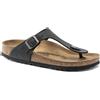 Birkenstock Gizeh in Pelle Oliata Black