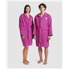 Arena Accappatoio Compact Microfiber Shocking Pink/White
