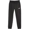 Puma Pantaloni Essentials Tape Neri da Donna