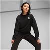 Puma Felpa Oversize Classics Nera da Donna