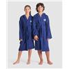 Arena Accappatoio Unisex Zeppelin Junior Light Navy/White in Cotone