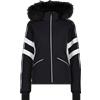 CMP Giacca sci in Twill con cappuccio staccabile in ecopelliccia Nera da Donna