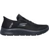 Skechers Slip-ins: Go Walk Flex - Hands Up Total Black da Uomo