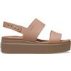 Crocs Brooklyn Low Wedge Mushroom da Donna