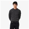 Lacoste Pullover da Uomo in lana Merino con Collo Rotondo Grigio-050 da Uomo