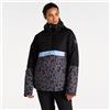 Dare2b Giacca Snowburst Overhead Black Grey da Donna