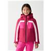 Colmar Giacca da Sci Colorblock Bambina Rosa Ribes-Hot Pink Bianco