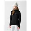 Colmar Pile da Sci Stretch Mezza Zip Nero da Donna