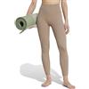 Adidas Leggins All Me Rib Chalky Brown da Donna
